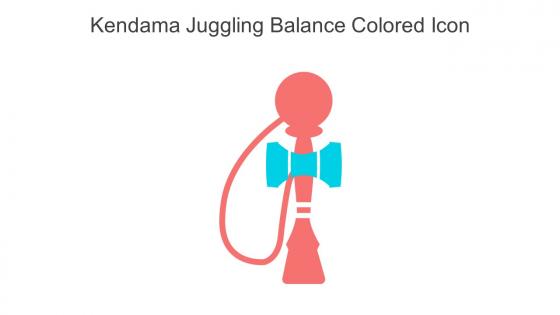 Kendama Juggling Balance Colored Icon In Powerpoint Pptx Png And Editable Eps Format
