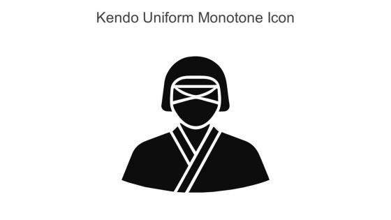 Kendo Uniform Monotone Icon In Powerpoint Pptx Png And Editable Eps Format