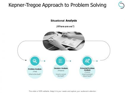Kepner tregoe approach to problem solving analysis ppt powerpoint presentation portfolio brochure