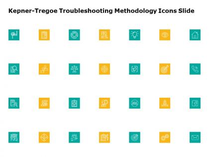 Kepner tregoe troubleshooting methodology icons slide ppt powerpoint presentation model