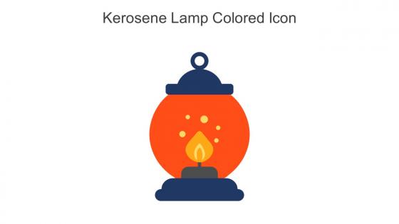 Kerosene Lamp Colored Icon In Powerpoint Pptx Png And Editable Eps Format