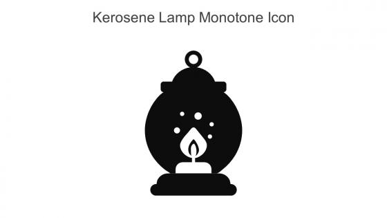 Kerosene Lamp Monotone Icon In Powerpoint Pptx Png And Editable Eps Format
