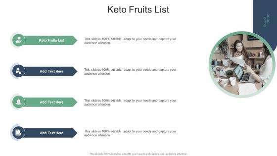 Keto Fruits List In Powerpoint And Google Slides Cpb