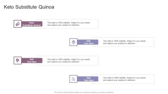 Keto Substitute Quinoa In Powerpoint And Google Slides Cpb