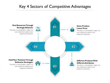Key 4 sectors of competitive advantages