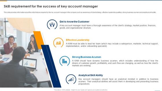 Key Account Management To Monitor Skill Requirement For The Success Of Key Account Manager