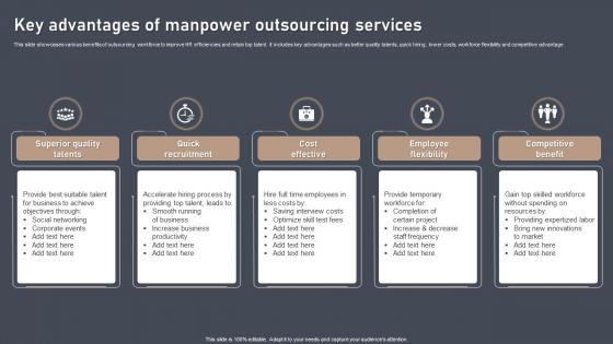 Key Advantages Of Manpower Outsourcing Services