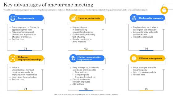Key Advantages Of One On One Meeting