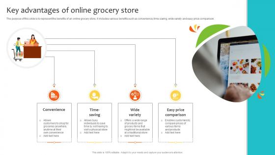 Key Advantages Of Online Grocery Store Navigating Landscape Of Online Grocery Shopping