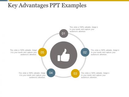 Key advantages ppt examples