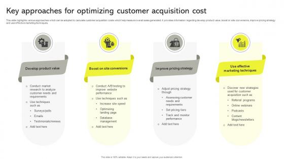 Key Approaches For Optimizing Customer Acquisition Cost