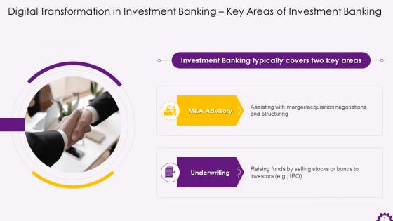 Key Areas Of A Investment Bank Training Ppt
