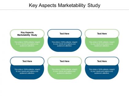Key aspects marketability study ppt powerpoint presentation gallery infographic template cpb