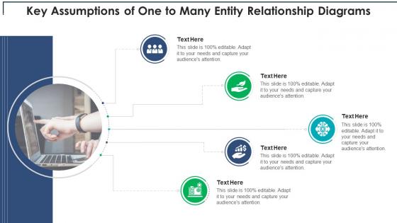 Key assumptions of one to many entity relationship diagrams infographic template