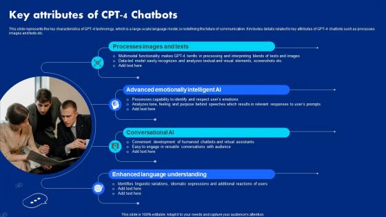 Key Attributes Of Cpt 4 Chatbots Chatgpt Open Ai Powered Technology ChatGPT SS V