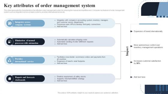 Key Attributes Of Order Management System Deploying Effective Ecommerce Management