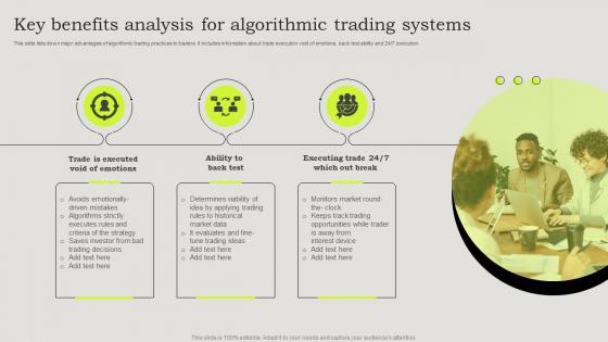 Key Benefits Analysis For Algorithmic Trading Systems