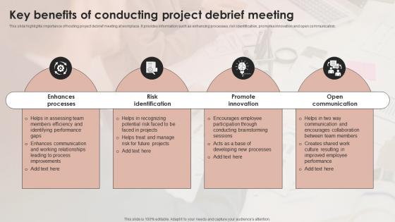 Key Benefits Of Conducting Project Debrief Meeting