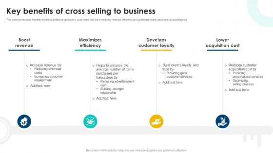 Key Benefits Of Cross Selling Cross Selling Strategies To Increase Organizational Revenue SA SS