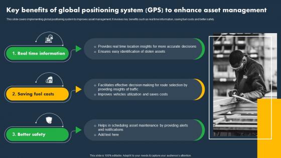Key Benefits Of Global Positioning System GPS To Enhance Asset Tracking And Monitoring Solutions
