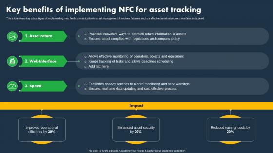 Key Benefits Of Implementing NFC For Asset Tracking Asset Tracking And Monitoring Solutions