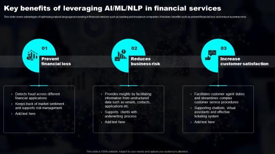 Key Benefits Of Leveraging AI ML NLP In Transforming Industries With AI ML And NLP Strategy