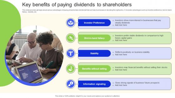Key Benefits Of Paying Dividends To Shareholders Essential Financial Strategic Planning Decisions