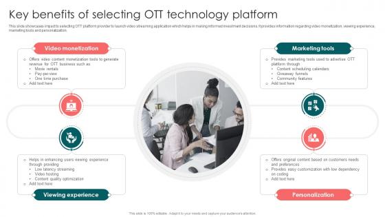 Key Benefits Of Selecting OTT Technology Platform Launching OTT Streaming App And Leveraging Video