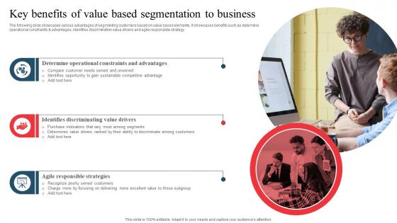 Key Benefits Of Value Based Segmentation Developing Marketing And Promotional MKT SS V