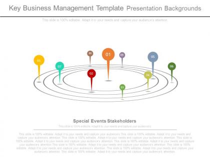Key business management template presentation backgrounds