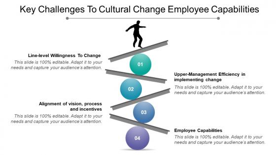 Key challenges to cultural change employee capabilities