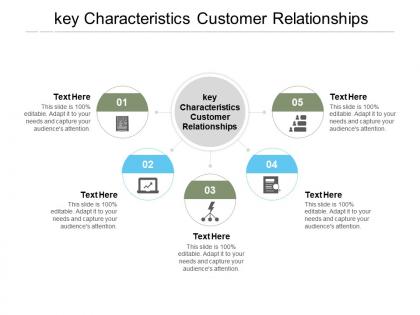 Key characteristics customer relationships ppt powerpoint presentation picture cpb
