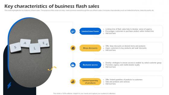 Key Characteristics Of Business Flash Sales