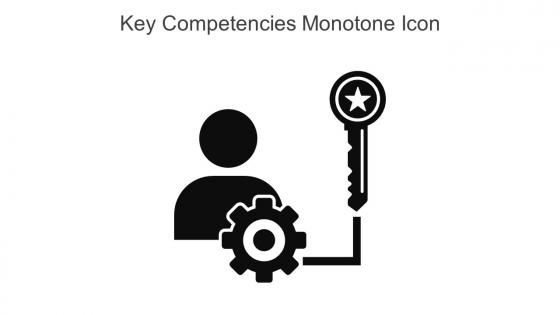 Key Competencies Monotone Icon In Powerpoint Pptx Png And Editable Eps Format