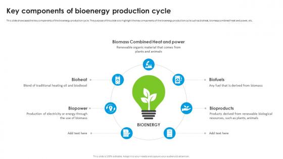 Key Components Of Bioenergy Production Cycle