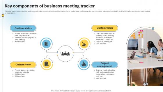 Key Components Of Business Meeting Tracker