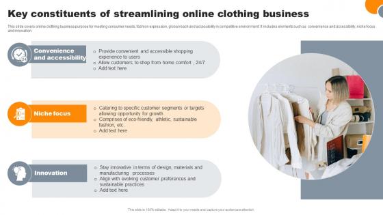 Key Constituents Of Streamlining Online Clothing Business