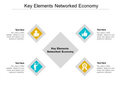 Key elements networked economy ppt powerpoint presentation model layout ideas cpb