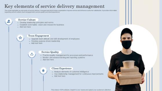 Key Elements Of Service Delivery Management