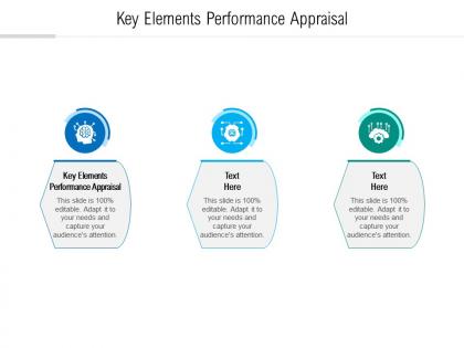 Key elements performance appraisal ppt powerpoint presentation model format cpb