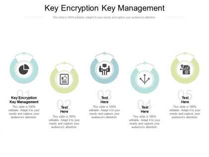 Key encryption key management ppt powerpoint presentation outline diagrams cpb
