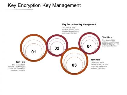 Key encryption key management ppt powerpoint presentation show themes cpb