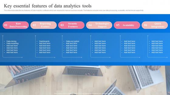 Key Essential Features Of Data Analytics Tools Transformation Toolkit Data Analytics Business Intelligence
