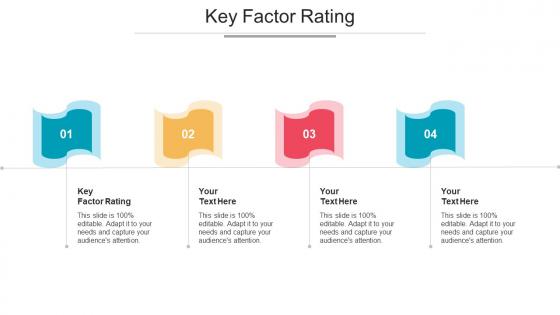 Key Factor Rating Ppt Powerpoint Presentation Gallery Clipart Images Cpb