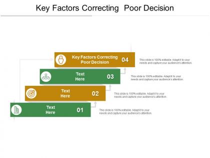 Key factors correcting poor decision ppt powerpoint presentation file display cpb