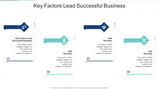Key Factors Lead Successful Business In Powerpoint And Google Slides Cpb