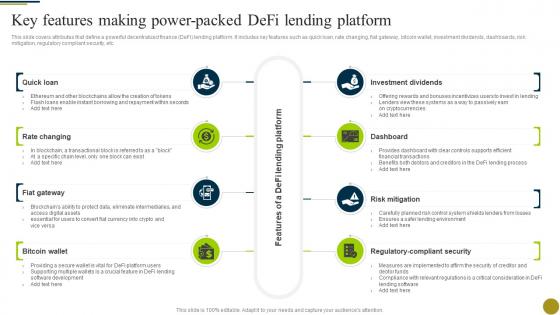 Key Features Making Powerpacked Defi Lending Platform Understanding Role Of Decentralized BCT SS