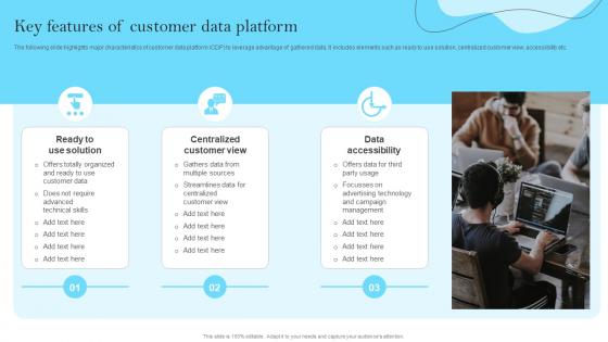 Key Features Of Customer Data Platform  For Improving Marketing Efforts MKT SS