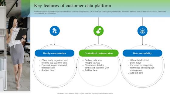 Key Features Of Customer Data Platform Gathering Real Time Data With CDP Software MKT SS V