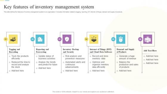 Key Features Of Inventory Management System